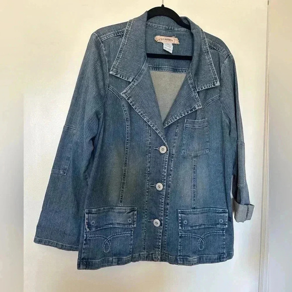 NWT Z. Cavaricci Denim Jacket - Picture 1 of 6